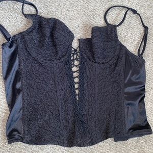 Christian Dior Corset black lace size 34B